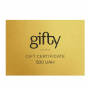 Подарунковий онлайн-сертифікат Gold. 500