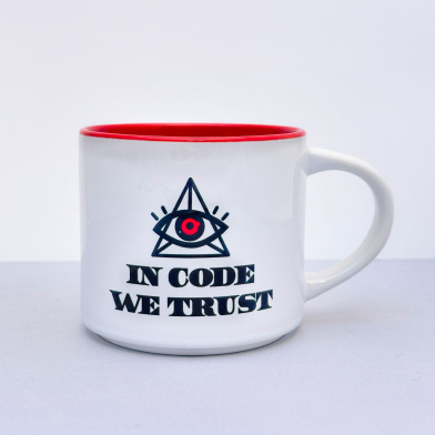 Чашка In code we trust