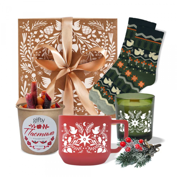 Подарунковий набір з 6-х Новорічний