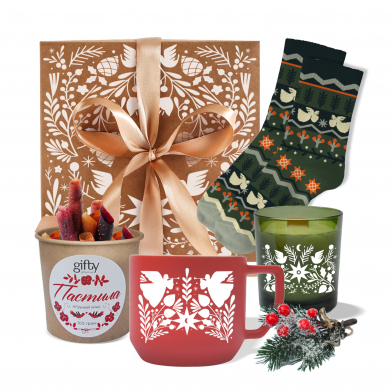 Подарунковий набір з 6-х Новорічний