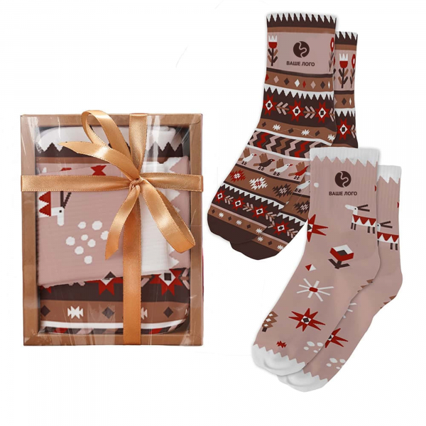 Шкарпетки Warm Holidays з логотипом