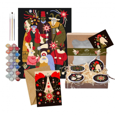 Подарунковий набір з 3-х Різдвяна історія