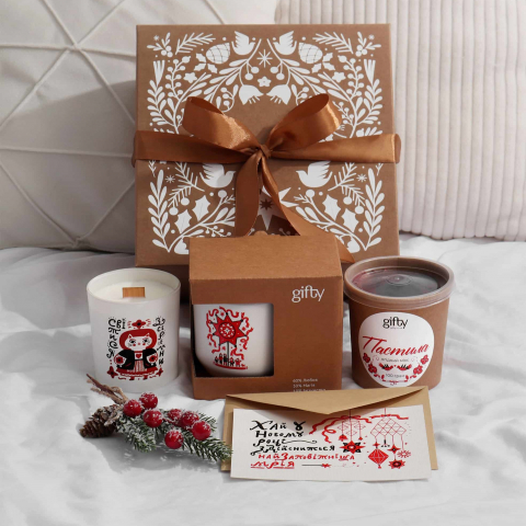 Подарунковий набір з 6-х Різдвяний