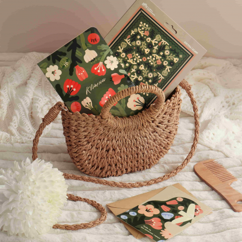 Подарунковий набір з 3-х Квіти і трави