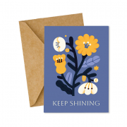 Открытка Keep shining
