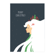 Листівка кросворд-побажання Merry Christmas for Her