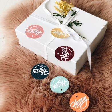 Gift tag Valentine's Day