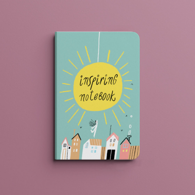 Блокнот Inspiring notebook. Mint