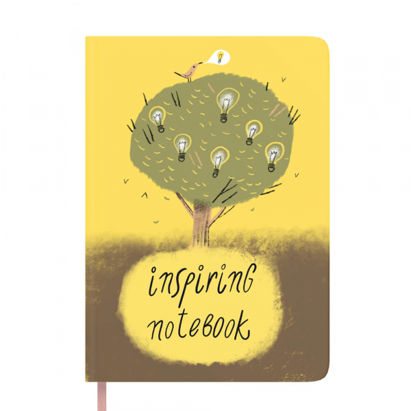 Блокнот Inspiring notebook. Yellow