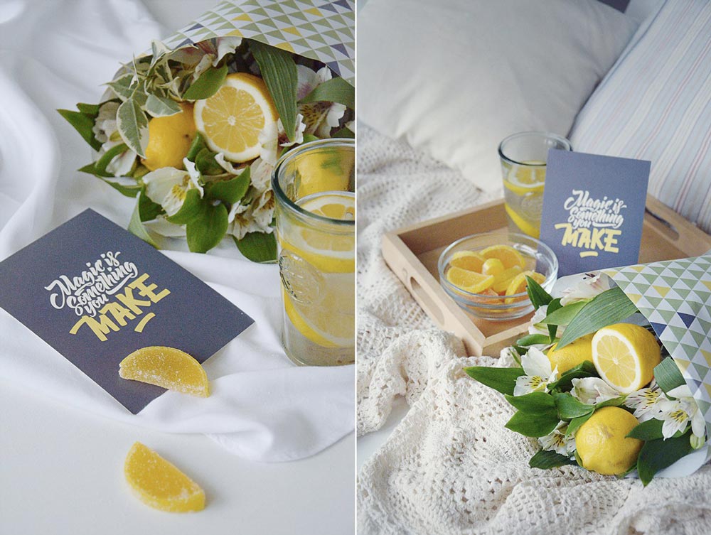 Ідея створення лимонного букету