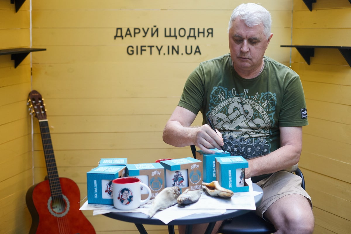 Лесь Подерв'янський в шоу-румі Gifty