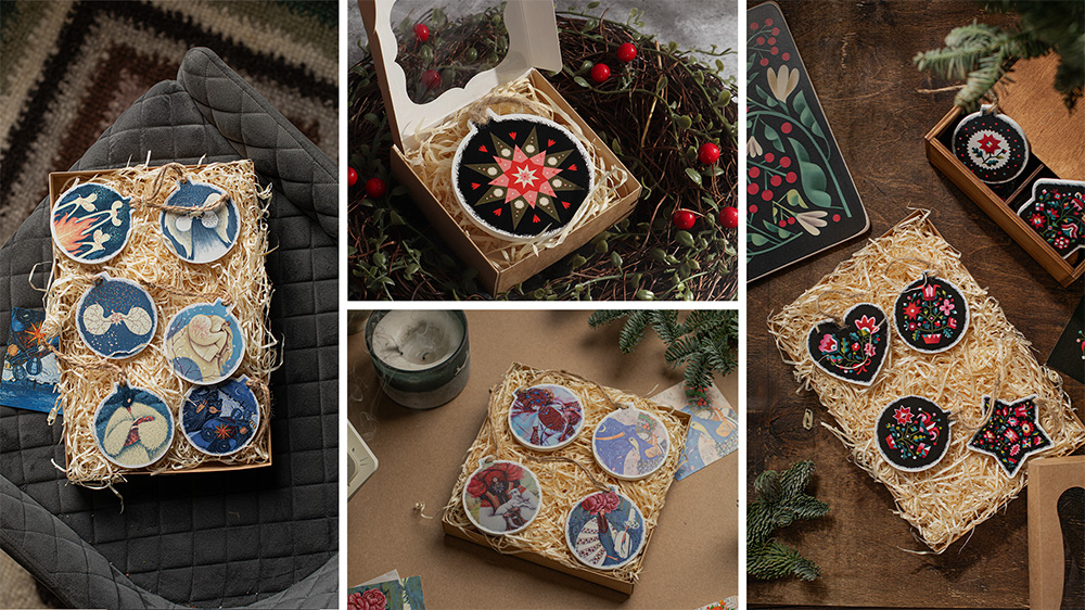 Зимовий декор. Ялинкові прикраси